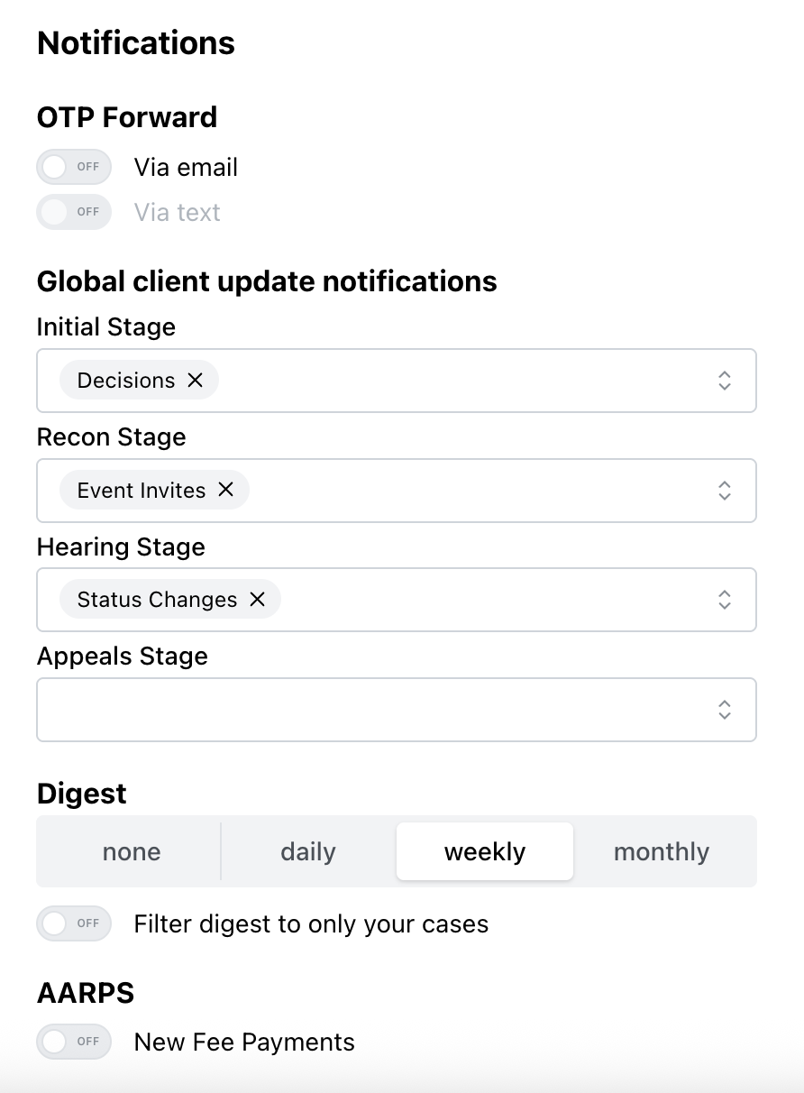 Custom notifications settings in Chronicle